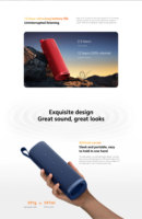   Haut-parleur sans fil extérieur 30W Mini Simple Spider Compatible Dlna Airplay Plastique Rechargeable Application IOS Android