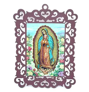 Legno SanJudas cattolicesimo decorazione della parete nostra signora Guadalupe religiosa, Maria Guadalupe, santa vergine Maria Virgen di Guadalupe,