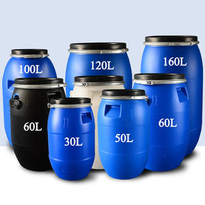 Tambour à bride d'étanchéité en plastique pour cerceau en fer à grande bouche 30L-200L avec anneau de verrouillage - Product Image 1