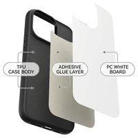Coque de téléphone DIY en TPU détachable, vierge et imprimable UV, pour distributeurs automatiques de coques de téléphone et imprimantes UV