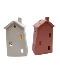 <span class=keywords><strong>Bougeoir</strong></span> chauffe-plat en céramique fait à la main en forme de <span class=keywords><strong>maison</strong></span> - Product Image 1