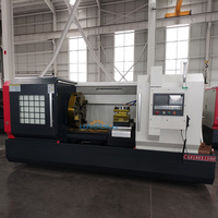 Tour à lit plat CNC CK6180 avec commande Fanuc, machine de tournage automatique de précision pour métaux, robuste, horizontale, longueur maximale 3000 mm, 2 axes