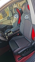 Accessoires automobiles : Housse en cuir personnalisée pour sièges sport de course, Siège baquet RS6 Sport pour Audi A3 A4 A5 A6 A7 Q5 Q7 Q8 – Amélioration