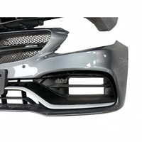 Ensemble de pare-chocs avant et arrière, accessoires d'apparence de véhicule pour Mercedes-Benz C63 AMG, kits de carrosserie avant et arrière modifiés