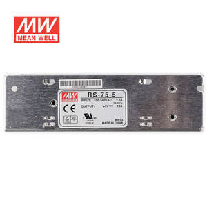 Mean Well <span class=keywords><strong>RS</strong></span>-75-5 75W 5V 12Aシングル出力コンパクトAC-DCスイッチング電源産業用 - Product Image 2