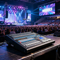 Console de contrôle d'éclairage DMX professionnelle King Kong 1024, 1024 canaux, bibliothèque Pearl R20, sauvegarde sur clé USB pour DJ, discothèque, club