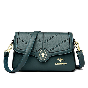 กระเป๋าสะพายพาดลำตัวดีไซเนอร์แฟชั่นใหม่กระเป๋าแมสเซนเจอร์สะพายไหล่หนัง PU กระเป๋าโท้ทลำลองกระเป๋าถือและกระเป๋าเงินสำหรับผู้หญิงหรูหรา - Product Image 6