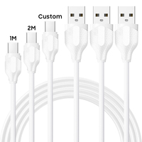 Câble USB Micro Type-C PD LDNIO LS371 2.0, prix de gros, 1 mètre, charge et transfert de données, chargeur USB 2.1A, câble de données