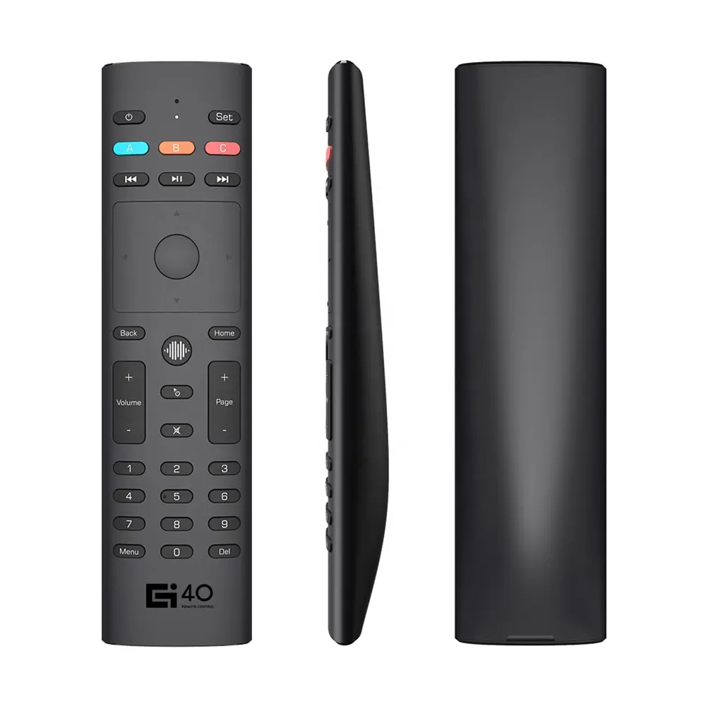 G40S Voice Search 2.4G Wireless Air Mouse AAA Battery 34 Keys IR Learning Gyroscope Smart Remote Control For X96 H96 Max TV Box