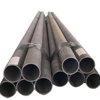 Tuyau en acier au carbone sans soudure/soudé, rond/carré, rainuré, noir, API 5L GR.B X42/X52/X56/X60/65 X70, A179/A192/A333