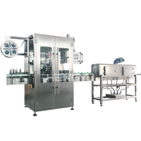 Étiqueteuse automatique à tête unique pour bouteilles PET, machine d'étiquetage à manchon rétractable pour ligne de production d'embouteillage d'eau, certifiée CE