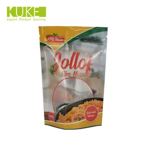100% compostabile biodegradabile Eco Friendly plastica Ziplock Stand Up mylar Bag per cibo secco riso Snack Nut Packaging