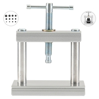 Kit d'outils de réparation de montres horloger 13 pièces couvercle de boîtier de fermeture raccord matrices d'addition kit d'outils de presse à main de montre