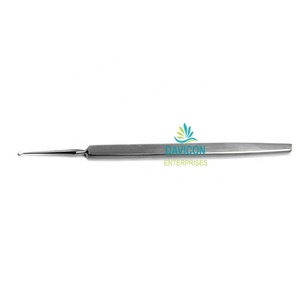 เครื่องมือผ่าตัด Graefe Iris Hooklet ระดับ Class I ได้รับการรับรองมาตรฐาน CE ขนาด 4.75 นิ้ว (12 ซม.) ตะขอเหล็กคมแบบใช้มือ - Product Image 1