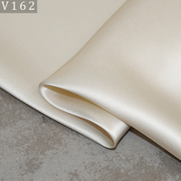 Weißer Weicher Brautstoff Bio Natur Vintage Hochzeit Meterware Tussah Luxus Charmeuse 100% Reine Seiden-Satin-Stoff für Damen