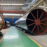 Nouvelle usine de four rotatif Honeke DRI pour la production d'acier éponge |   Horizontal |   45x2.5x2.5m |   200-300TPD |   Chaudière au charbon/gaz |   Roulement de boîte de vitesses 55000W