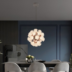Lampe murale de <span class=keywords><strong>chevet</strong></span> en forme de bourgeon de fleur en cristal. Style d'ambiance romantique. Éclairage domestique français. - Product Image 6