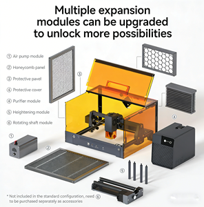 La petite <span class=keywords><strong>machine</strong></span> de gravure <span class=keywords><strong>laser</strong></span> portable en métal WAINLUX X2 peut être utilisée pour imprimer des étiquettes, graver du métal - Product Image 3