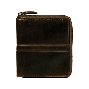 Venta al por Mayor de Carteras Cortas de Cuero Genuino con Cierre Abierto, Ligeras, con Múltiples Ranuras para Tarjetas, Personalización de Marca, Suministro Directo de Fábrica - Product Image 1