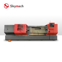 Tour CNC à lit plat polyvalent CK6180 avec capacité de coupe de filetage en pouces et en métrique pour applications d'ingénierie générale