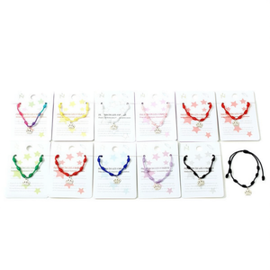 Pulsera de acero inoxidable con nudo de siete estrellas, 12 piezas, regalo de joyería unisex hecho a mano - Product Image 2