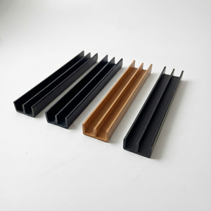 Profilé d'extrusion en PVC rigide de 15 mm en forme de E pour panneaux muraux, bordures de meubles, décoration intérieure, taille personnalisée, OEM, ODM - Product Image 1