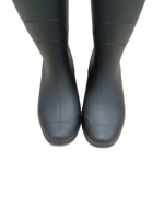 Bottes de pluie noires à prix réduit Bottes en plastique pour la pluie Bottes de pluie à prix réduit pour hommes