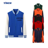 Veste de baseball varsity LAYENNE de haute qualité pour hommes, broderie fine, 310 g/m², 100 % polyester, personnalisable
