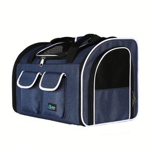 Factory Direct Supply Dog Oxford Eco-friendly Portable <b>Pet</b> <b>Backpack</b> with Zipper Closure Large Capacity - Product Image 3