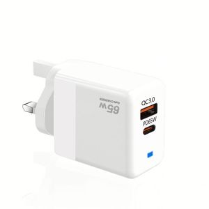 Universal 65W <b>USB</b> Port 45W Fast Wall <b>Socket</b> <b>With</b> UK EU US Plug QC3.0 PD20W Type C Wall Charger - Product Image 3