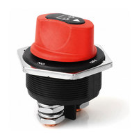 Interrupteur de déconnexion de batterie 12V 24V 48V à montage sur panneau, coupe-circuit rotatif principal pour bateau, camping-car, camion, marine, solaire, camping