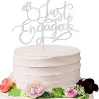 Hochzeits- und Verlobungsfeier Ausgestanzter Papierbuchstaben-Kuchenaufsatz mit Einsteckdekoration