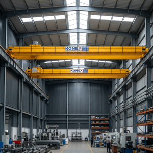 Pont roulant à poutre simple ou double de 5 à 10 tonnes avec commande VFD pour ateliers industriels modernes - Product Image 1