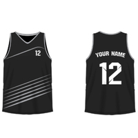 Camiseta de Baloncesto Reversible Personalizada al por Mayor, de Secado Rápido, Transpirable, 100% Poliéster, Antibacteriana, Ecológica y Duradera, con Estampado