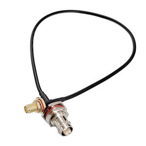 Cable coaxial de extensión RG174 con conector macho y hembra, cable de cobre tipo pigtail - Product Image 1