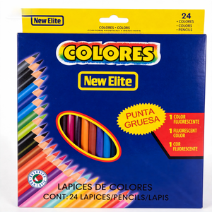 Lápices de Colores No Tóxicos Certificados EN71/ASTM, 12/24/36/48 Colores, Plástico, 7 Pulgadas, para Estudiantes, Niños, Dibujo Escolar - Product Image 5