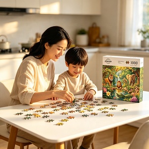 Puzzles du monde animalier sauvage pour adultes, 1000 pièces, amusants, difficiles, impossibles, défiantes, 1000 pièces - Product Image 4