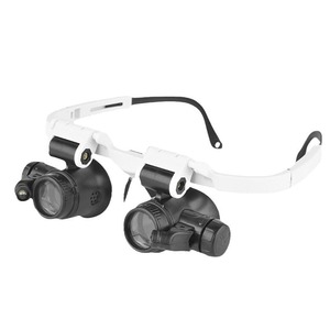 Headband Magnifier 9892H-1 8x 23x Magnification With Led Light For Watch Repair Inspection And Appraisal - Product Image 4