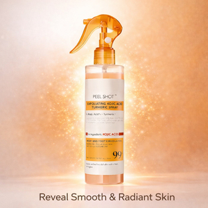 Exfoliante Corporal Orgánico de Cúrcuma con AHA/PHA, Ácido Kójico, Niacinamida/Vitamina B3, Gel Exfoliante en Spray para Piel Mixta, para Mujeres - Product Image 2