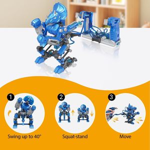 EPT New 2 robots de combat hydrauliques 348 pièces Bots de boxe hydrauliques STEM Kit de construction pour enfants - Product Image 3