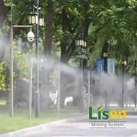 Système de brumisation électrique pour jardin en acier inoxydable 100 bars, pulvérisateur anti-insectes télécommandé pour le contrôle des moustiques sur la terrasse