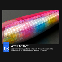JOHNCOO — appât dur flottant de qualité professionnelle pour la pêche, leurre pour attraper des poissons, matériel pour pêcher les ménés, avec paillettes, 100mm, 13g, nouveau modèle en vogue