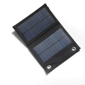 Oferta Especial: Panel Solar Plegable de 8W, Negro, Alta Eficiencia (19%), para Carga de Celulares, Portátil, para Camping y Actividades al Aire Libre - Product Image 5