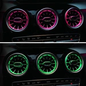 <span class=keywords><strong>Classe</strong></span> <span class=keywords><strong>C</strong></span> Sortie d'air intérieure avant et arrière Tweeter rotatif 3D 4D Lumière ambiante pour <span class=keywords><strong>Mercedes</strong></span>-Benz <span class=keywords><strong>W205</strong></span> C63 C300 - Product Image 3