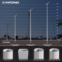 Poste de Alumbrado Público Octagonal de Acero Galvanizado en Caliente de 6 m XINTONG