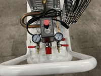Compresseur d'air médical portable Sayi personnalisé, blanc pur, 2HP, 8 bars, 2055, avec pompe à piston italienne, alimenté en courant alternatif, lubrifié, moteur 100W