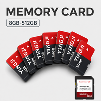 Kartu Memori MINI SD Universal Kelas 10 2GB-512GB Kecepatan Tinggi untuk Dash Cam CCTV POS Kamera Aksi Bersertifikasi CE RoHS FCC