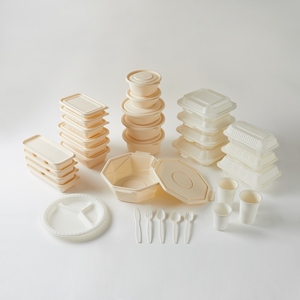 Thân Thiện Với Môi Dùng Một Lần Tinh Bột Ngô Bento Ngăn Phân Hủy Sinh Học Ăn Trưa Hộp Thực Phẩm <span class=keywords><strong>Container</strong></span> Cho Một Bền Vững Bữa Ăn Trên đường Đi - Product Image 6