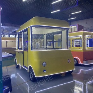 Food Truck Motorizzato con Finestre Completamente Vetrate, Sistema di Guida Elettrico Personalizzato, Cucina Mobile di Alta Gamma per Festival della Birra - Product Image 1