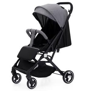 Lightweight Double Baby Stroller Easy-to-Fold Fabric with Iron Pipe One-Hand Portable Travel <strong>Pram</strong> Kids' Car Seat - Product Image 2